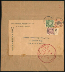 1935.02.23 (February 23) Front of a Large Parcel Cover, from Shanghai ...