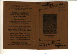 1912-1920's Graca &amp; Co Approval Book, bearing early Republic ...