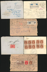 Nepal/Tibet: 1939 Two Registered Covers to Nepal, via India addressed ...