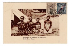 Illustrated Postcards Mozambique. Women from the District of ...