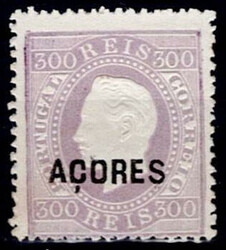 Reprints Azores 1885 * 1871-76 D. Luis right ribbon. Reprint of the ...