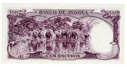 Various Notafilia ANGOLA. 100 Escudos note, Lisbon, August 15, 1956