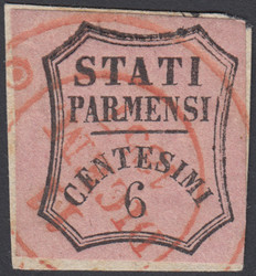 3385: Antichi Stati Italiani Parma segnatasse per giornali