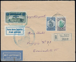 5590: San Marino - Airmail stamps