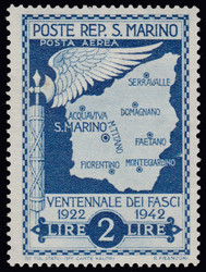 5590: San Marino - Airmail stamps