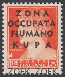 3480: Italian Occupation Fiume Kupa