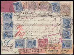 3415103: Italien Königreich - Vittorio Emanuele III - Paketmarken