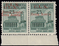 3512010: Italien Lokalausgaben C.L.N. Aosta