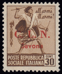 3512060: Italien Lokalausgaben C.L.N. Savona