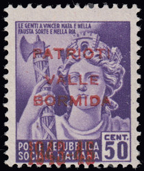 3512070: Italien Lokalausgaben C.L.N. Valle Bormida