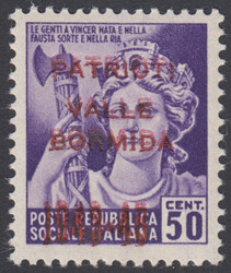 3512070: Italien Lokalausgaben C.L.N. Valle Bormida