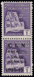 3512070: Italien Lokalausgaben C.L.N. Valle Bormida