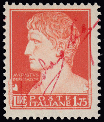 3415135: Italien Reich Stempelmarken postalisch verwendet