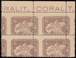 3451: Italien Corrieri Alta Italia CORALIT