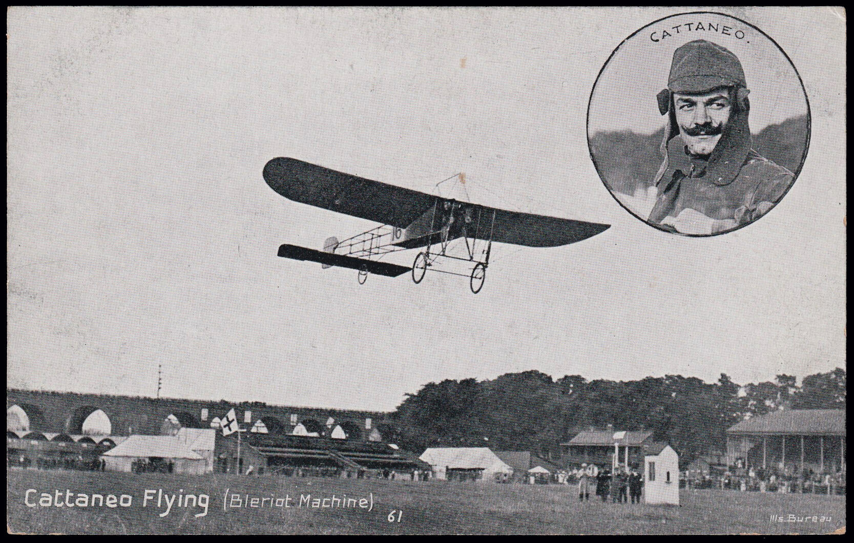 1910 LANARK / INTERNATIONAL AVIATION MEETING. Cartolina fotografica ...