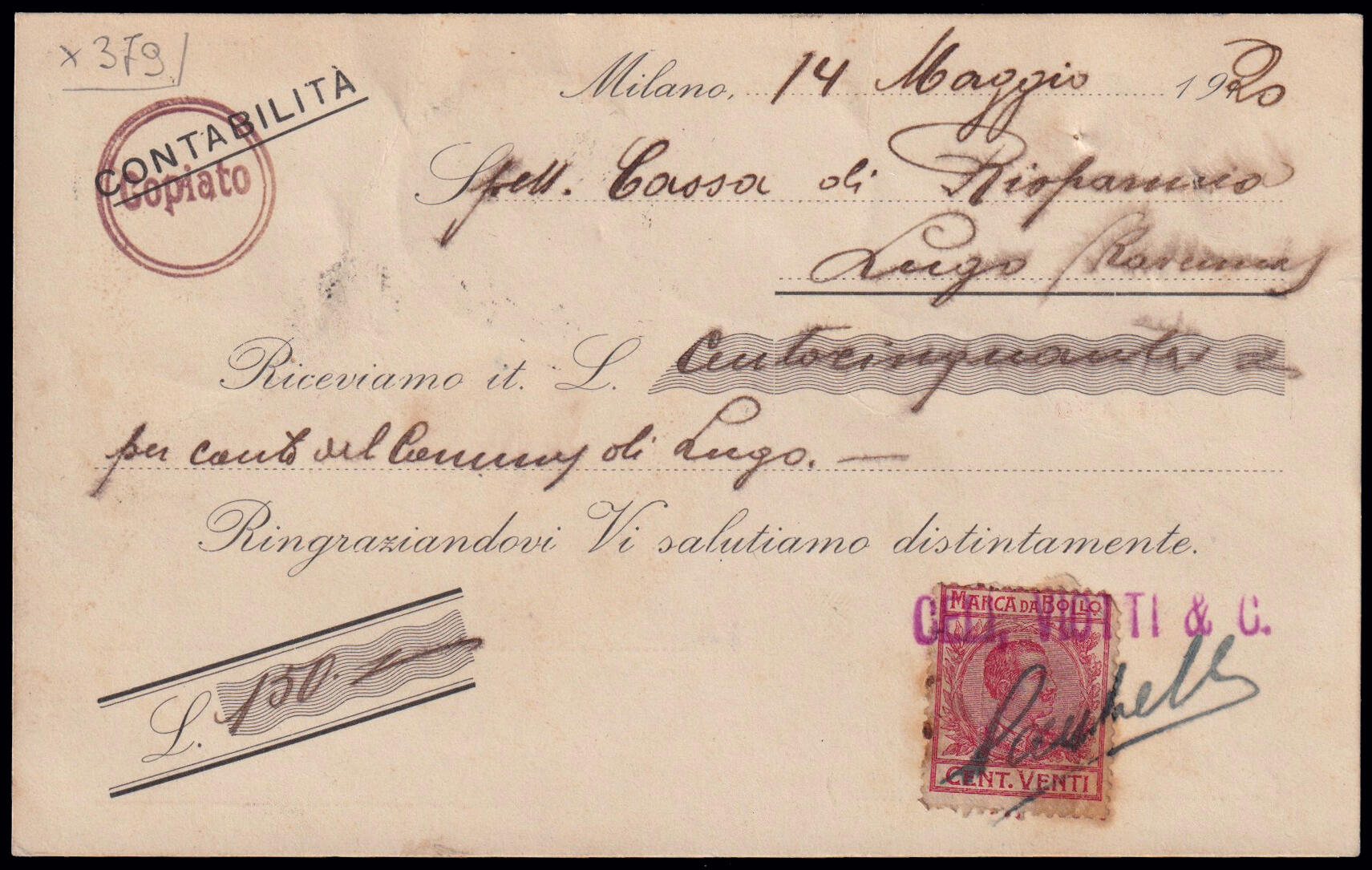 Image 1 for lot number 25 for 190th Laser Invest Auction