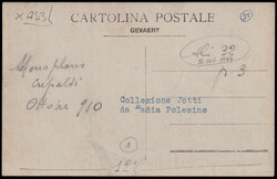 1910 MILANO / PROVE DEL MONOPLANO CREPALDI. Cartolina con vista ...