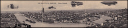 1910 VERONA / CONCORSI AEREI INTERNAZIONALI. Cartolina tripla "Un ...