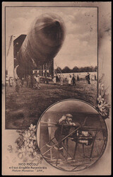 1911 RAID VERONA - BOSCOMANTICO DEL DIRIGIBILE AUSONIA BIS. artolina ...