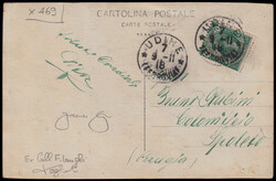 1911 UDINE / RIUNIONE AVIATORIA. Cartolina fotografica verticale ...