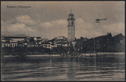 1912 PALLANZA / PRIMO VOLO SULLA CITTA'. Cartolina "Pallanza ...