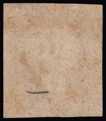 QUEEN VICTORIA 1d.. Plate 1a, letters SH, used with red Maltese cross ...