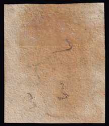 QUEEN VICTORIA 1d.. Plate 3, letters ML, used with red Maltese cross ...
