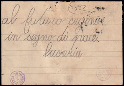 POSTA DEI BIMBI. Lotto composto da una cartolina affrancata con un 5 ...