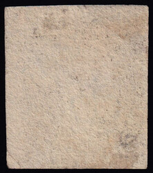 QUEEN VICTORIA 1d.. Plate 8, letters AA, used with black city circle ...