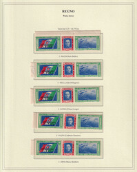 CROCIERA DEL DECENNALE. Collezione dei francobolli commemorativi del ...