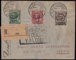 3520030: 在外国イタリア郵便局・アルバニア・Valona