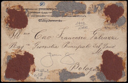 1902 GENOVA - ASCENSIONE LIBERA DEL PALLONE "CENTAURO". Cartolina ...