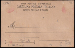 1903 GENOVA - ASCENSIONE LIBERA DEL PALLONE "GIGANTE". Cartolina ...