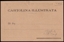 1904 ROMA - ASCENSIONE IN MONGOLFIERA. Cartolina verticale illustrata ...