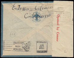 1939 CASTELROSSO - ADELAIDE. Aerogramma spedito il 17/11/1939 ...