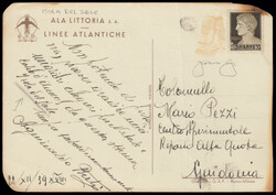 1939 L.A.T.I VOLO DI RITORNO. ISOLA DEL SALE (Capo Verde) - ROMA ...