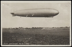 1931 AGYPTENFAHRT DANZIG - TEL AVIV. Zeppelin postcard with Danzig ...