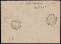 RECAPITO AUTORIZZATO SOPRASTAMPA IN ROSSO. Lettera assicurata lire ...