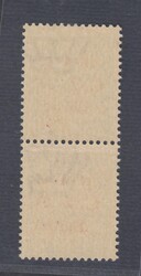 B ROTTA. Barge coppia verticale 25 cent posta aerea, esemplare con B ...