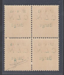 QUARTINA. Barge quartina 80 cent posta aerea (Cat. Sass n.15). ...