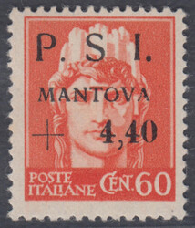 SENZA PUNTO DOPO LA S. Mantova lire 4,40 su 60 cent senza punto dopo ...