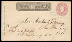 6605215: USA Wells Fargo - Postal stationery