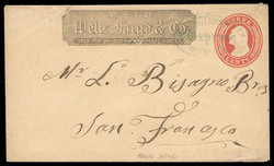 6605215: USA Wells Fargo - Postal stationery