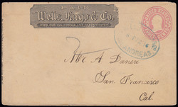 6605215: USA Wells Fargo - Postal stationery