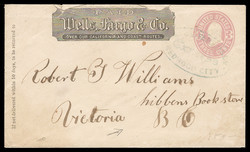 6605215: USA Wells Fargo - Postal stationery