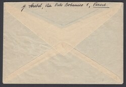 CINQUANTENARIO GARIBALDINO E SOC DANTE ALIGHIERI. Busta via aerea da ...