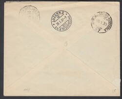 IMPERO. Busta espresso via aerea da Abano Terme per la Svizzera del ...