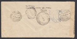 ANNULLO CAPO D'ORLANDO. Busta raccomandata affrancata con serie ...