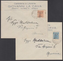 LA SERIE CON TIMBRO "T". Serie completa AMGOT (Sass n. 1/9) ...