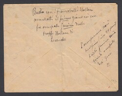 POSTE TELEGRAFI ITALIANI. Busta non viaggiata affrancata con valori ...